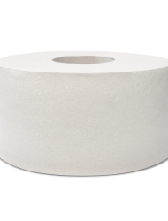 Туалетная бумага 200м макулатурная 1 сл. белая (ящ. 12шт)