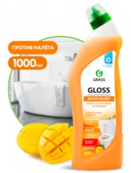 Чистящий гель для ванны и туалета "Gloss amber" (флакон 1000 мл)